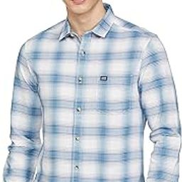 the indian garage co Men's Cotton Slim Fit Checkered Full Sleeves Spread Collar Casual Shirt-picture-15