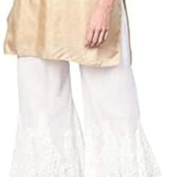 Women's Loose Fit Faux Georgette Sharara-image-95