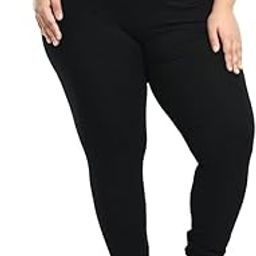 Women Cotton Blend Full Length Plus Size Leggings-image-87