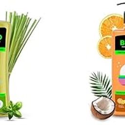 Beco Natural Disinfectant Floor Cleaner -1 Litre| Lemongrass & Basil Freshness|Non Toxic Germ Kill F-picture-11