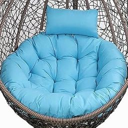 Round Cushion for Swing Chair for Outdoor, Indoor Hammock, Balcony, Garden, Patio Swing Hammock Pillow(Sky Blue)-image-67