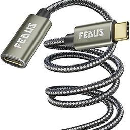 FEDUS USB C Extension Cable 9.8Ft/3M/10Gbps, USB Type C 3.1 Gen 2 Male to Female Extension Charging 4K Video Sync wire C Type Male to Female Extender Cord for Phone, iPhone, MacBook, iPad, Dell-0