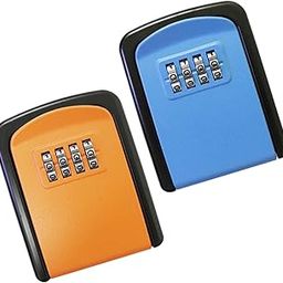 UJEAVETTE Lock Box Resettable Box with Code for Warehouse Key Orange-image-46