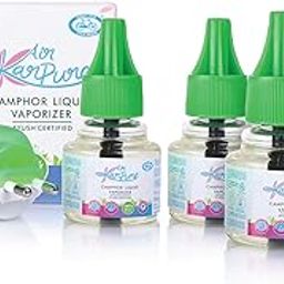 Cycle Pure Karpure Camphor Mosquito Repellent 1 Machine with Refill + 3 Refill Packs, 45 ML each | Mosquito Liquid Vaporiser | Ayush Certified | Baby & Skin Safe, Pet Friendly-image-56