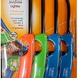 BiC Multi-Purpose Lighter - 4 Lighter Value Pack with 1 Flexible Wand and 3 Fixed Wand by BIC-image-62