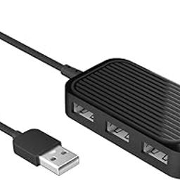 Portronics Mport 4D USB Hub (4-in-1), Multiport USB Dock with Long Cable and up to 480 Mbps High Data Transfer Speed (Black)-13