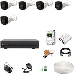 8CH DVR + 5MP (Guard+) 5 Bullet Cameras with 24/7 Colorful Imaging (Day/Night Color Vision) + 2TB HDD + Copper Cable Roll (1+3) + CLOCITE 8CH SMPS + BNC & DC Full Combo Kit-image-69