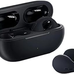 THE STYLE SUTRA® Open Ear Headphone Bluetooth5.3 Ergonomic Earbuds for Office Walking Cycling Black | Headphones-8