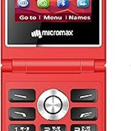 Micromax All-New X1i Flip keypad Phone with Dual SIM | Big 2.4" Display | TypeC USB Port | Wireless FM | Auto Call Recording | Red Black |-82