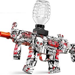 HITRUZ Gel Ball Blaster Toy Gun for Boys Electric Rechargeable Splatter Ball Gun with Water Gel Beads Automatic Shooting Toy Outdoor Game Gift for Kids (Electric Gel Ball Blaster Gun)-image-32
