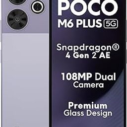 POCO M6 Plus 5G Misty Lavender 8GB RAM 128GB ROM-1
