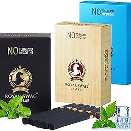 ROYAL SWAG Ayurvedic Herbal Cigarettes 100% Tobacco Free 100% Nicotine Free Cigarettes Regular, Clove, Mint Flavoured | Smoking Cessation(Pack Of 30)-image-89