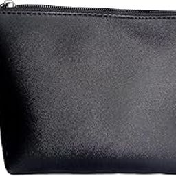 Kartbrink Makeup Pouch for Women, Travel Organiser Cosmetic Pouch Toiletry Make up Bag, Stylish Pouches for Makeup Accessories (Black)-image-89