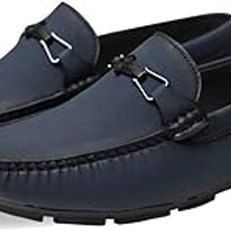 Suede Leather Casual Driving Loafers/Comfortable Lightweight/Padded Insole Blue Color Slip on Loafers Shoes for Men-image-65