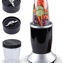 Padmashree ® Nutri-Mix Juicer | Blender | Chopper | 22000 RPM 600 W Mixer-Grinder | Stainless Steel Blades | 2 Unbreakable Jars with 2 Detachable Blades | 1 Year Warranty / 3 Lids (Black)-28