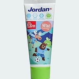 Jordan Kids Toothpaste | STEP 2 | Mild Fruity Flavours | Green Apple | Permanent Teeth | Gentle for Tooth | Food Grade | 75g-image-89
