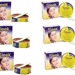 sleek Pack-Facial Hair Removerpack Of 6(Each-80G) - Wax, Women-image-59