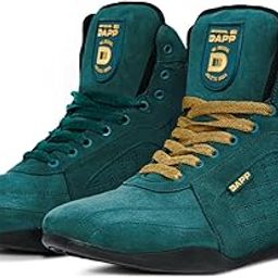 Dapp Luxe-Series Weightlifting Gym Shoes for Men and Women | Leather Rexine Exterior | Signature Flat Sole | Padded Interiors for Stability | Smart Cushioning | Wide Toe Box-picture-36