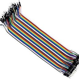 Electronic Spices Jumper Wire cable 40 pin male to male 26AWG (21cm)-26