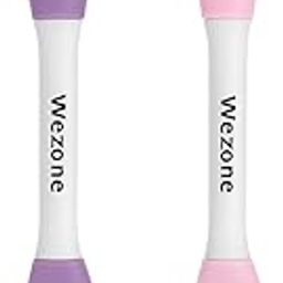 Wezone Silicone Face Mask Applicator Brushes – 2-Pack Soft Facial Mask Brushes for Mud, Charcoal, Clay & Cream Masks – Reusable Beauty Tools for Easy, Mess-Free Application of Creams & Lotions-15