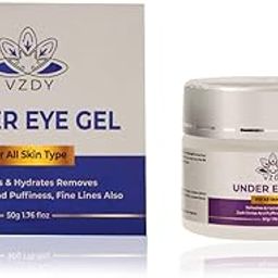 VZDY Under Eye Cream Gel for Remove Dark Circles and Puffiness, 50g, Refreshes and Hydrates, For All Skin Types-14
