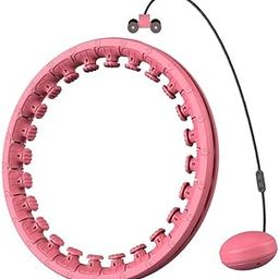 EIZOOU Silent Infinity 24 Knots Waist 28”- 46”, Silent Smart Weighted Hula Hoop for Adults Weight Loss, Infinity Hoop Plus Size, Home Outdoors Fitness Exercise, Abdominal Toner(New Hula Hoop)(Style-6)-image-80