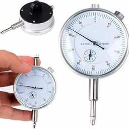 QYA Dial Indicator Gauge, 0-10mm Range, 0.01mm Accuracy, Stainless Steel Construction insteumet Tools.-9