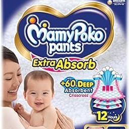 MamyPoko Pants Extra Absorb Baby Diapers, Small (S), 48 Count, 4-8 kg-image-51