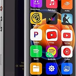 144GB MP3 Player with Bluetooth & WiFi, Ninsiden HD 4" Full Color Touch Screen with Amazon Music, Spotify, Pandora, YouTube, Libby, MP4 Music Player for-4