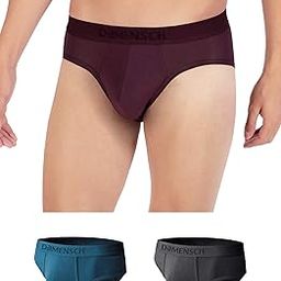 Modal Regular Fit Solid Brief Underwear Anti-Bacterial Moisture Wicking Breathable Microfibre Waistband Stretchable Deo-Soft Brief for Men-picture-23