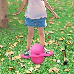 CALANDIS™ Pogo Ball Body Training Assistant Lightweight Jump Toy for Game Workout Kids Pink | Exercise Balls | Fitness Equipment & Gear | Fitness Running & Yoga-image-10