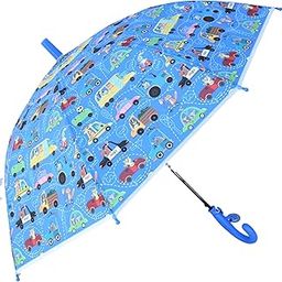 ™ Blue Transport Theme Umbrella for Kids, Construction Theme Umbrella, Car Theme Umbrella, Kids Umbrella for Boys & Girls, kid umbrella, umbrella kids boy, Cartoon Car Umbrella-36