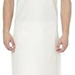 Men's White Premium Cotton Half Sleeve Solid Kurta Pajama Set/Modi Kurta Pajama Set/Modi Jabba Set-image-56
