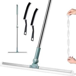 Vruta Multifunctional Wiper for Bathroom Floor Squeegee with 110 Inch Long Handle Squeegee for Home Bathroom Tile Marble Glass Window Cleaning Tool Cleaning Wiper for Bathroom and Kitchen-picture-14