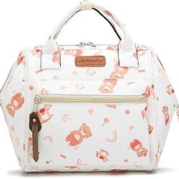 Multifunctional Diaper Bag Outdoor Travel Tote Baby Bag Handbag for Mom Water-Resistant Large Capacity with Carry Handle Insulated Pocket-image-80