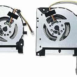 Compatible For Cooling Fan For Asus Fa506 Fa506iv Fx506/Lu Fa706 Fx706 TUF A15 F15 Laptop CPU + GPU Pair Set Left & Right Cooling Fan Cooler-11