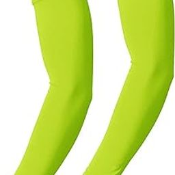 CALANDIS™ Sports Arm Sleeves Summer Compact Protecive Cover For Playing Walking Tennis Fluorescent Yellow | Protective Gear | Clothing, Shoes & Accessories | Basketball | Team Sports-image-43