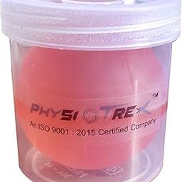 PHYSIOTREX® Gel Exercise Ball/Gel Ball For Exercise - Universal (Red) For Thumb Exerciser-28