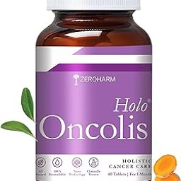 Holo ZEROHARM HoloOncolis | Holistic Cancer Care Tablets | All-natural | 100% Water Soluble Curcumin and Plant-based Ingredients | Anti-inflammation, Anti-depression| 60 Vegetarian Tablets-27