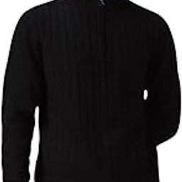 Men Solid Acrylic Regular Fit Full Sleeves Pullover Sweater-image-52