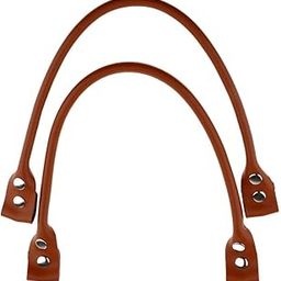 2 Pieces Genuine Leather Handbag Bag Strap Detachable Replacement 58Cm Brown-image-29