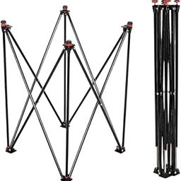 Heavy-Duty Carrom Board Stand, Foldable, 49.5 x 68.5 cm, 25 kg Capacity, Hydraulic Mechanism, Black-image-45
