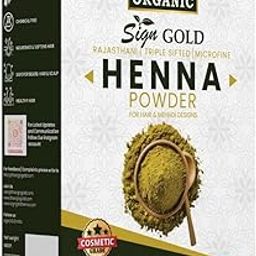 sign GOLD BIO ORGANIC Herbal Henna Powder, 100g-image-99