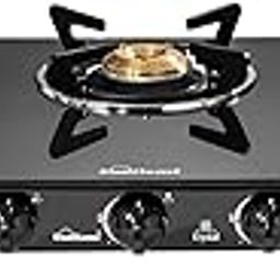 Sunflame Crystal 3 Burner Auto Ignition Gas Stove | Wide Body Design | 1 Jumbo, 1 Medium and 1 Small Brass Burners | 2 Years Product Coverage by Sunflame | Toughened Glass Top | Easy to Maintain-image-52