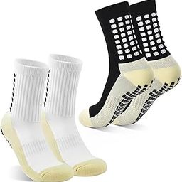 ZEPZY Hi-Tech Upgraded Athletic Socks for Men Women, Rubber Anti-Slip, Thicken Cushion Sport, Ankle Length Socks for Badminton, Running Gym, Indoor Training-image-96