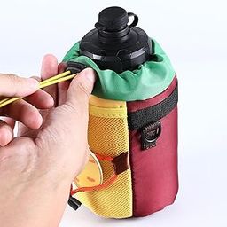 MERISHOPP Bike Handlebar Mount Bottle Holder Multipurpose for Outdoor Scooter Trekking| Sports Equipment | Outdoor Sports Gear | Exercise Gear-image-53