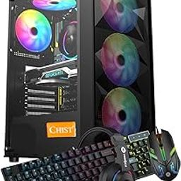 CHIST RGB Gaming Desktop PC Core i5 8th Gen H310 Motherboard/ DDR4 16GB Ram/ 1TB SSD/GTX 1050Ti DDR5 Graphic Card/Keyboard Mouse, Headset-11