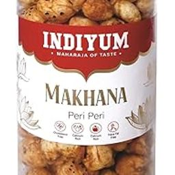 Indiyum Makhana (Foxnut) Ready to Eat Nashta | Rich in Calcium & Fiber | Peri Peri Flavour 90g-image-11