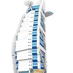 Coracy Burj Al Arab Architecture Building Set – 2280 PCS DIY 3D Brick Model Kit for Kids & Adults | Dubai Landmark Construction Toy-image-24