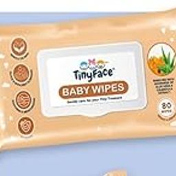 TINYFACE Baby Wipes 80 Wipes Pack of 2-picture-22